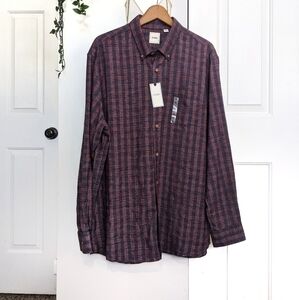 Nwt Rowm Plaid Button Down